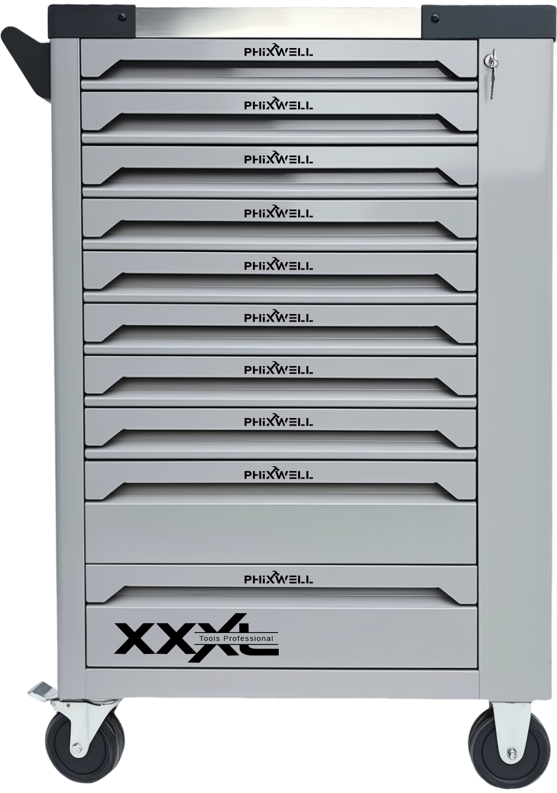 719525 PHIXWELL Шкаф для инструментов с 10 ящиками