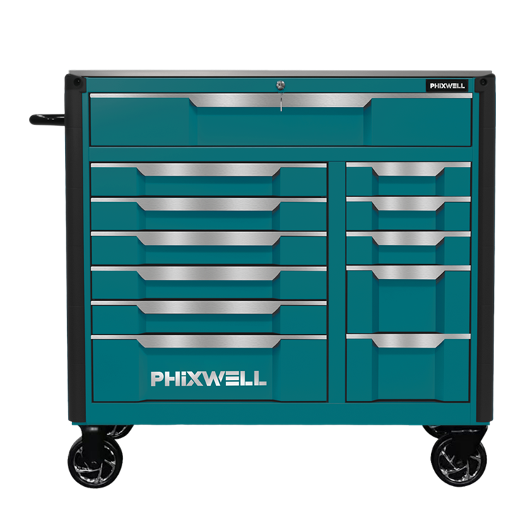719517 НОВИНКА, шкаф для инструментов PHIXWELL с 12 ящиками