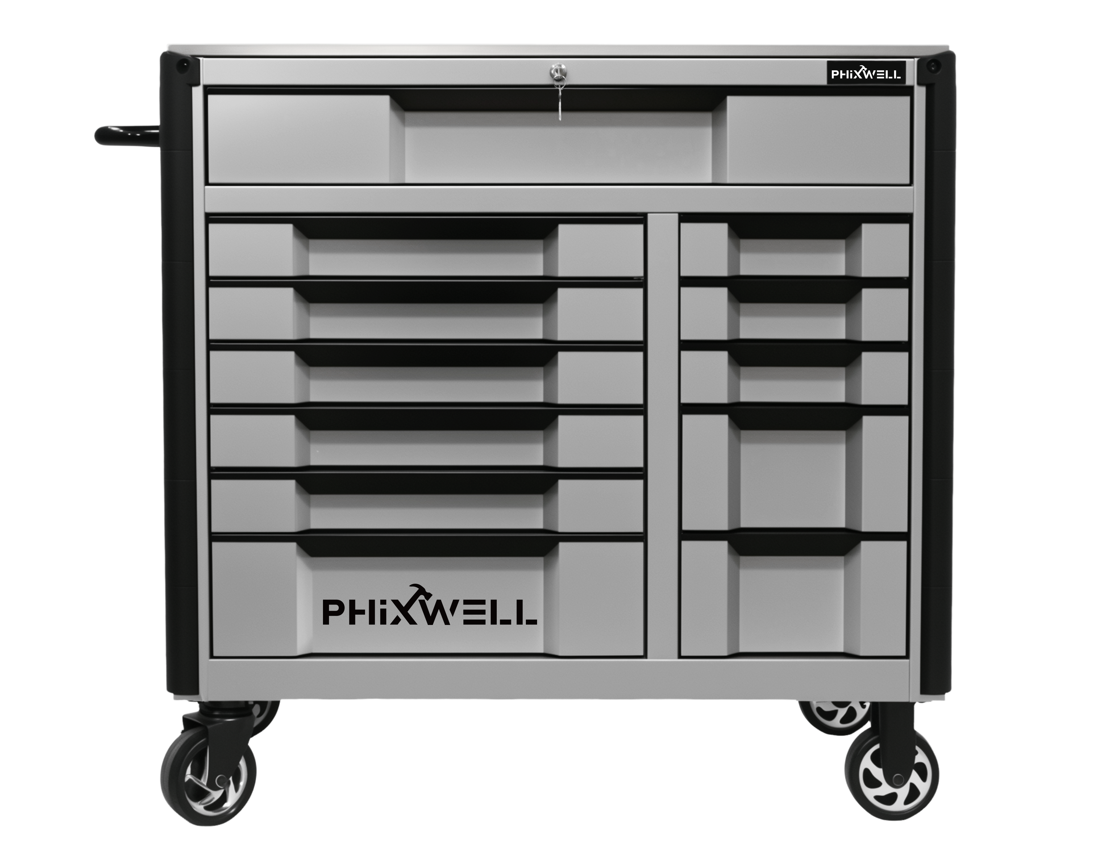 719517 НОВИНКА, шкаф для инструментов PHIXWELL с 12 ящиками