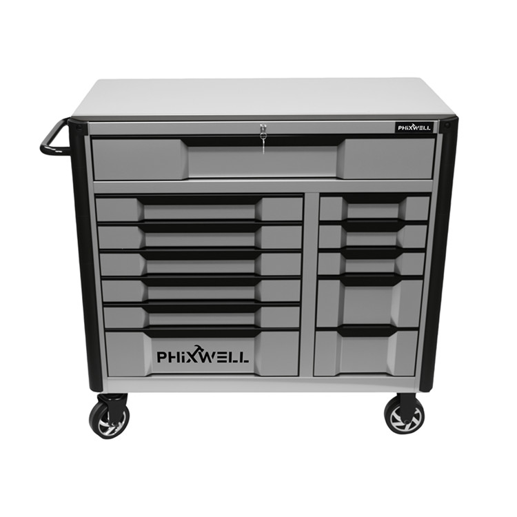 719517 НОВИНКА, шкаф для инструментов PHIXWELL с 12 ящиками